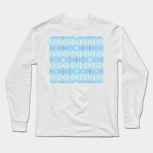 Great Dane and Chihuahaua in Blue and Green Long Sleeve T-Shirt